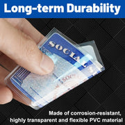 New Medicare Card Holder Protector Sleeves, Social Security Card Protector, 24 Mil Clear PVC Water Resistant Plastic Sleeves for New Medicare/Social Security/Business/ID/Credit Cards,CHRISTMAS GIFTS