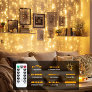 Remote-Control Led Curtain Light-9.8*9.8 FT