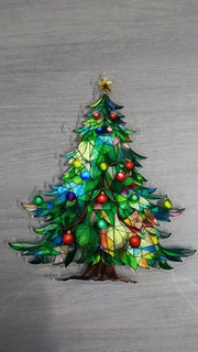 🎄🌈Christmas Tree Sun Catcher（2D Acrylic）