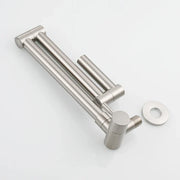 Brass Folding Kitchen Faucet Two-Joint Swing Arm Single Cold Water Tap