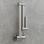 Brass Folding Kitchen Faucet Two-Joint Swing Arm Single Cold Water Tap