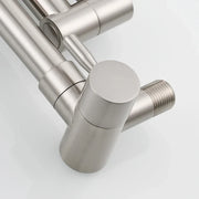 Brass Folding Kitchen Faucet Two-Joint Swing Arm Single Cold Water Tap