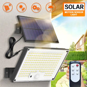 172 LED Solar Wall Light, 5m Cable