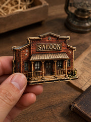 The Forgotten Frontier Ghost Town Advent Calendar  | 24‑Day Build‑Your‑Own Wild West Town Reusable Wooden Countdown