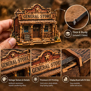 The Forgotten Frontier Ghost Town Advent Calendar  | 24‑Day Build‑Your‑Own Wild West Town Reusable Wooden Countdown