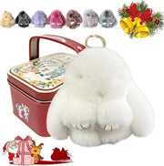 💕🐰 Handmade Soft Bunny PomPom Charms（🎁Boxed Edition）