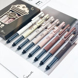 Coffee Theme Liquid Quick-drying Ink Gel Pen, No Smear Soft Touch Pen for Note Taking Drawing School Office Stationery Supplies, Aesthetic Pens