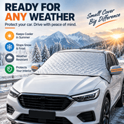 🚗 Magnetic Windshield Cover – All-Season Sun. Snow & Frost Protector for Cars. SUVs & Trucks