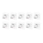 Transparent Hanging Rod Clip