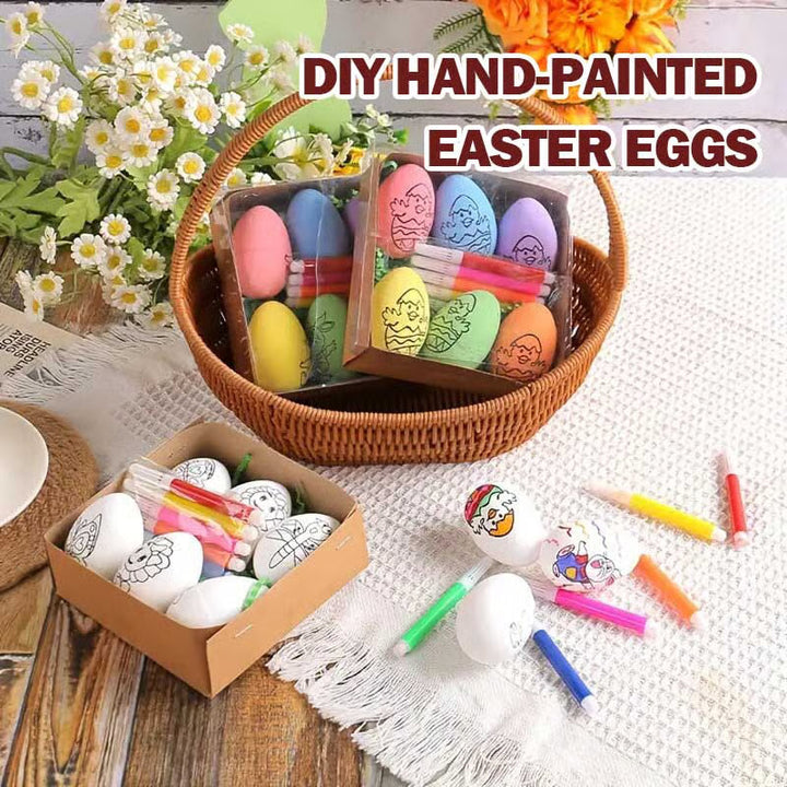 DIY hand-painted Easter eggs🥚