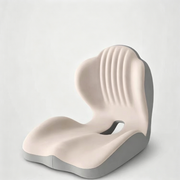 Ergonomic Memory Foam Seat Cushion with Lumbar & Back Support. Relieves Back Pain. Reduces Pressure