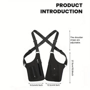 Premium Leather Adjustable Underarm Shoulder Bag for Men & Women