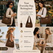 👜 2-in-1 Transformable Charm Tote Bag – Compact Keychain to Spacious Everyday Bag