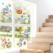 Easter Bunny Egg Wall Stickers 2 Sheets