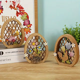 Easter Egg Shaped Wooden Ornament
