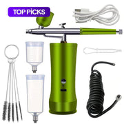 Electric Airbrush Kit with Compressor