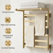 Electric Heated Smart Touch Control Stainless Steel Towel Warmer Rack