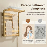 Electric Heated Smart Touch Control Stainless Steel Towel Warmer Rack