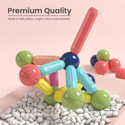 STEM Magnetic Building Toys – Kids Magnet Stick & Ball Construction Set