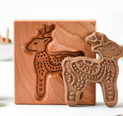 🍪Carved Wooden Pryanik Gingerbread Cookie Mold