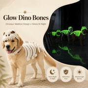 Pet Dinosaur Costume, Dog Dinosaur Skeleton Costume