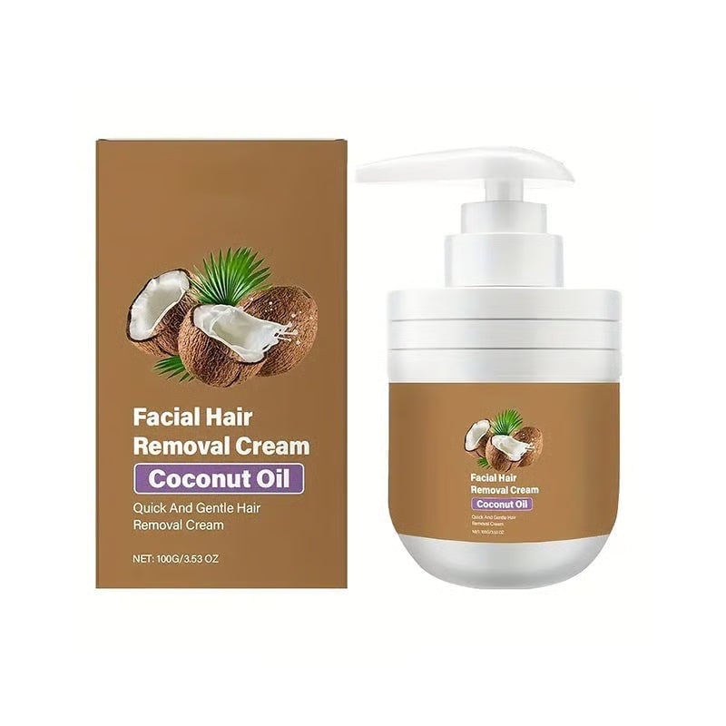 Gentle Coconut Oil Facial Hair Removal Cream