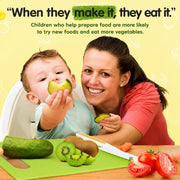 Montessori Toddler Knife Set - Safe Real Cooking Tools