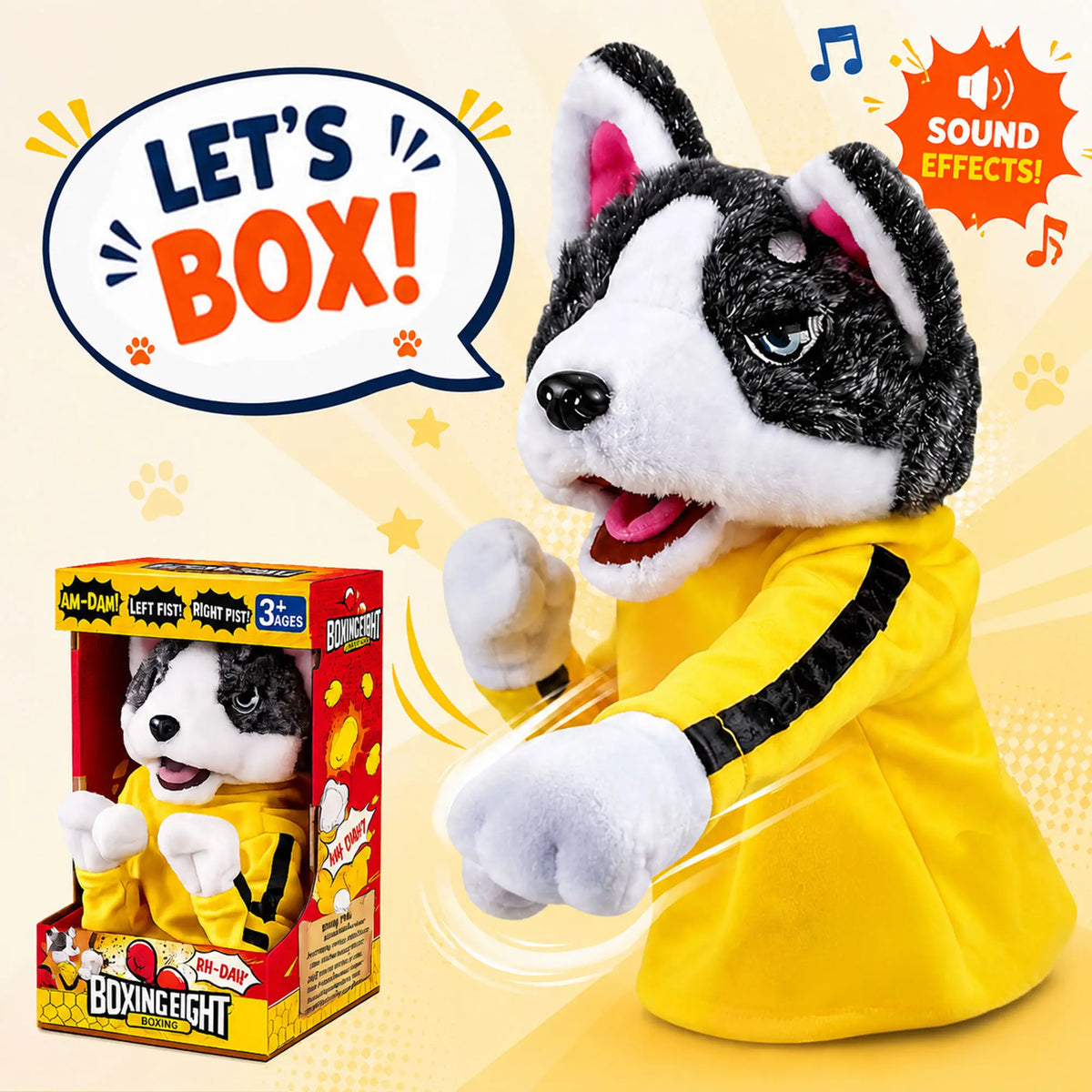Kung Fu Toy - Interactive Boxing Hand Puppet