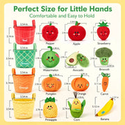 Sensory Learning Toys - Fruits & Veggies