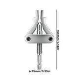 Professional Dual-Head GCR15 Carbon Steel Universal Broken Pipe Extractor