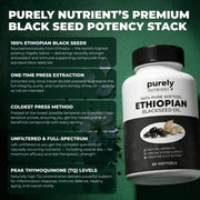 Purely Nutrient Ethiopian Black Seed Oil