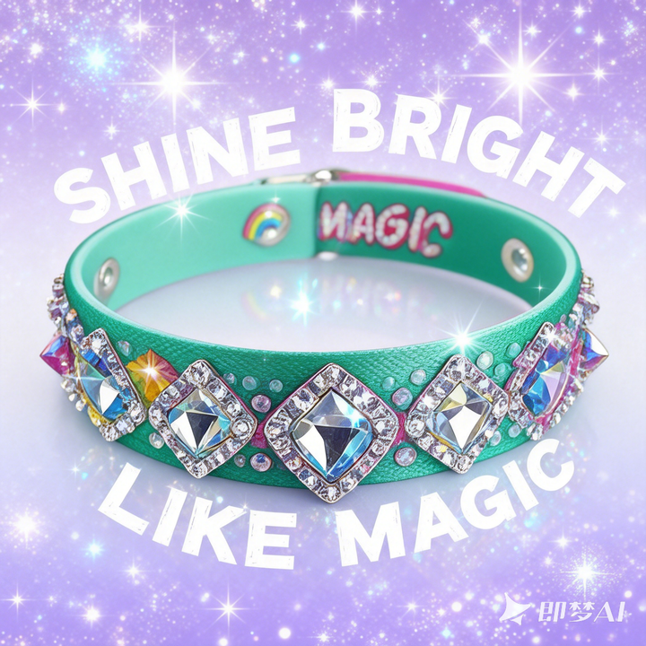 DIY Diamond Bracelet Kit for Kids – Sparkle Gem Craft Set, Makes 2 Wristbands