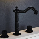Modern Bathroom Basin Faucet Brass Tap with Handle Water Mixer Tap