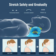 Neck Stretcher ,Neck Hump Corrector,Neck and Shoulder Relaxer Cervical Traction Device Pillow