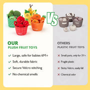 Sensory Learning Toys - Fruits & Veggies