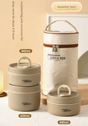 🔥🔥Portable Insulated Lunch Container Set🥗
