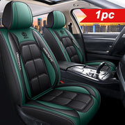 PU leather car seat covers, front set, universal fit for sedans, SUVs, and trucks