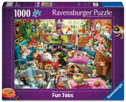 Ravensburger The Cat Groomer 1000 Pc Puzzle
