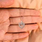 👩‍❤️‍👩''Sisters of my soul & Friends of my heart''💕-Interlocking Hearts Necklace