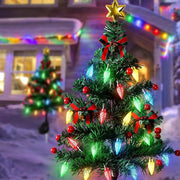 🎄 Solar Christmas Tree Light – Add Holiday Magic to Your Outdoors