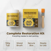 🥳2026 HOT SALE🥳💞50K+ SOLD!🏠✨ 50% OFF! Weather Resistant Gold Paint – Water‑based. brilliant shine. Safe for metal. wood & stone. Lasts rain or shine! 🖌️💛
