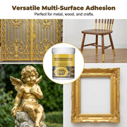 🥳2026 HOT SALE🥳💞50K+ SOLD!🏠✨ 50% OFF! Weather Resistant Gold Paint – Water‑based. brilliant shine. Safe for metal. wood & stone. Lasts rain or shine! 🖌️💛
