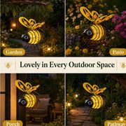 🌙🍃  LIMITED-TIME 50% OFF! Hanging Solar Bee Light – Warm Amber Glow, Flicker-Free, Perfect for Garden Parties, Camping, or Kids’ Rooms – Spread Joy Day and Night 🌞🌜