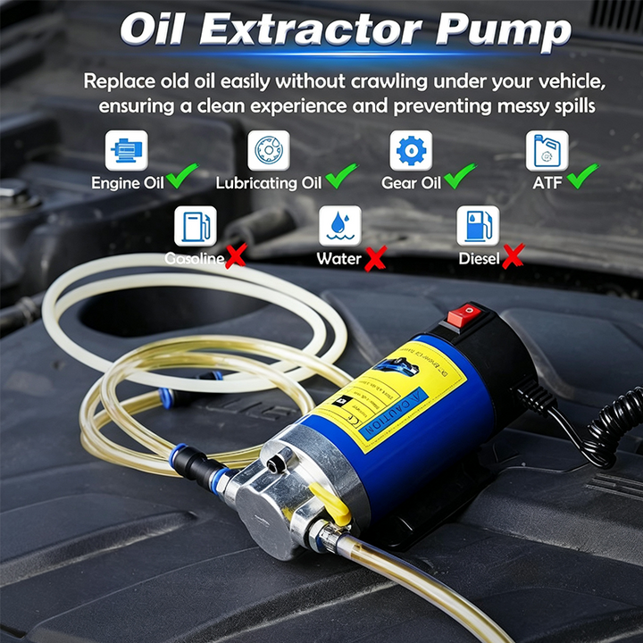 🛢️ 2026 Sale — Over 12.200 Sold! 🔧 Portable Engine Oil Transfer Pump