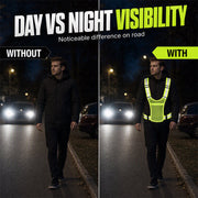 ⏳Time-Limited Special⏰High Visibility Reflective Vest Adjustable Safety Running Gear with Pocket