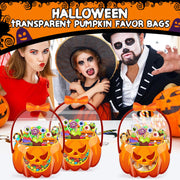 Halloween Transparent Pumpkin Favor Bags（10 tablets per package）