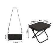 🥳2026 HOT SALE,50K+ SOLD! 👜🪑 Portable Folding Stool with Handbag Design – Transforms into a chic handbag with shoulder strap. Carbon steel frame, 100kg capacity, double-layer Oxford cloth – instant seating anywhere! 🌟✨