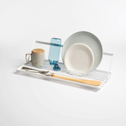 Slim Over-the-Sink Dish Drying Rack - Steel
